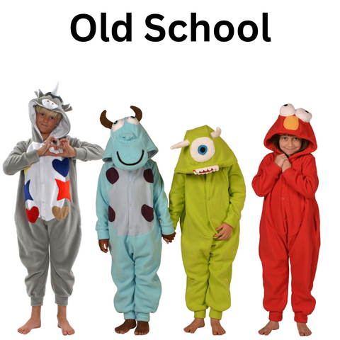 Old School, Animal Onesies made on request (Kids)