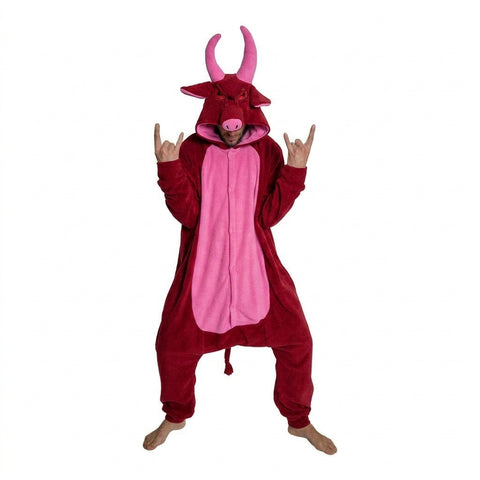 Buffalo Onesie (red/pink)
