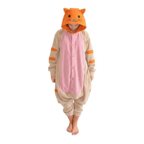 Ginger Cat Onesie (beige/pink/orange)