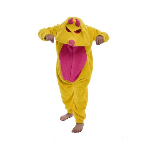 Buffalo Onesie (yellow/pink): KIDS