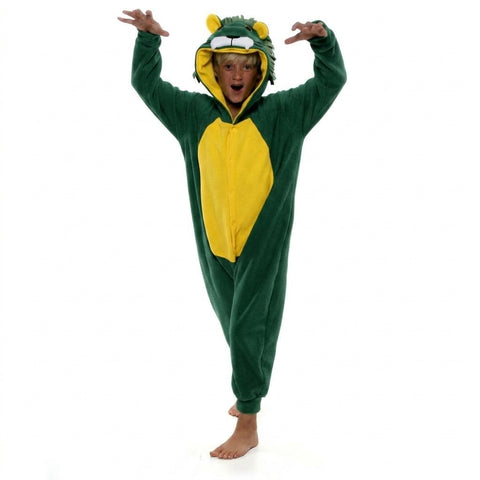 Lion Onesie (green/yellow): KIDS
