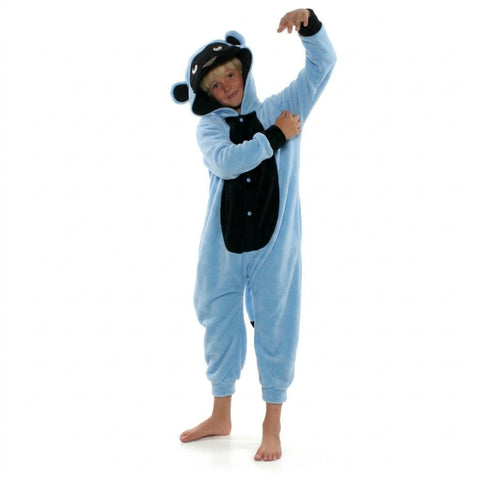 Monkey Onesie (blue/black): KIDS