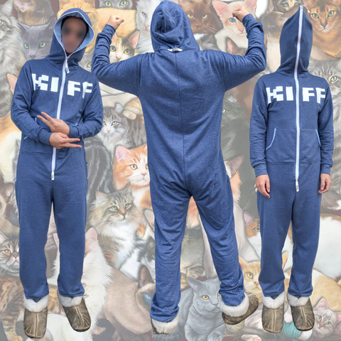 KIFF Inye Onesie - aFREAKa X The Kiffness colab (Airforce Blue)