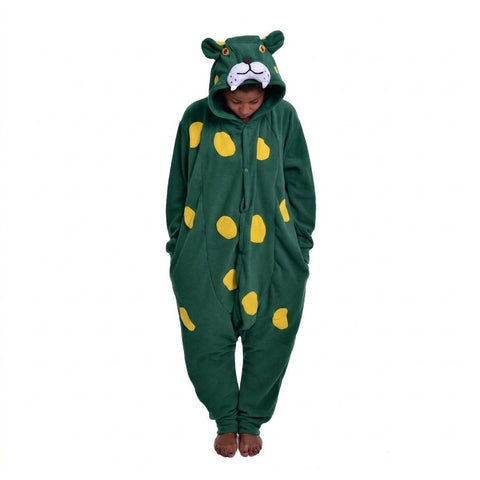 Leopard Onesie (green/yellow)
