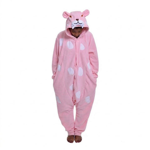 Leopard Onesie (pink & white)