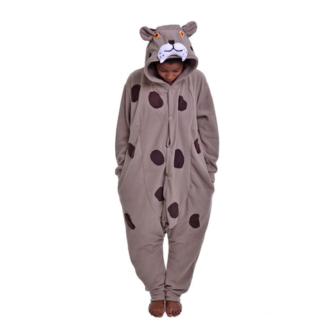 Leopard Onesie (beige/brown)