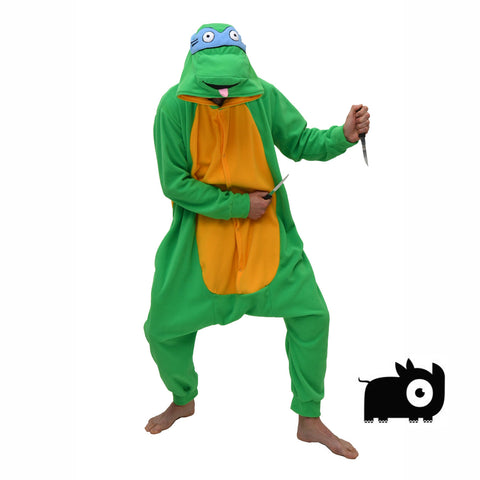 Turtle Onesie (green/yellow) inspired by Ninja Turtles