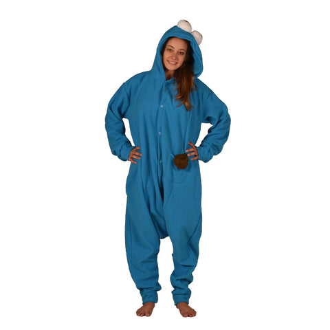 Blue Monster Onesie (blue) inspired by Cookie Monster