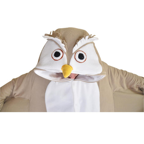 Owl Onesie (beige/white)