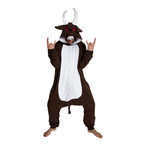 Buffalo Onesie (brown/white)