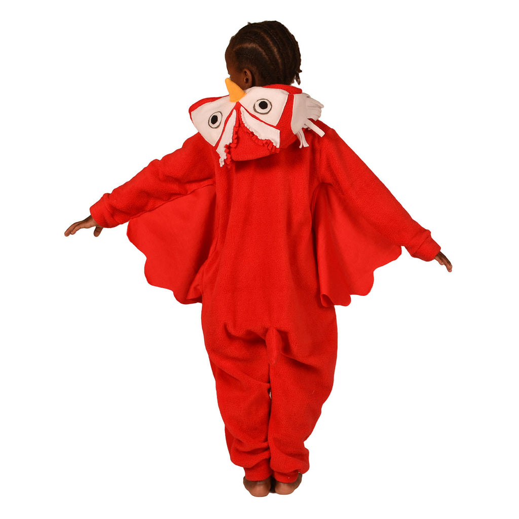 Red Owl Onesie (red/white): KIDS