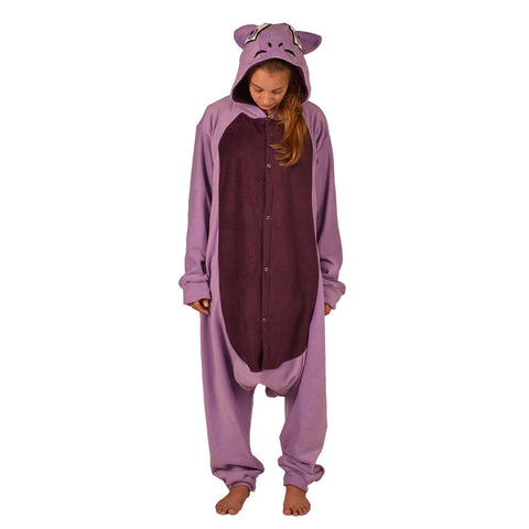 Lilac Cat Pok em on Onesie (lilac/purple) inspired by Mewtwo