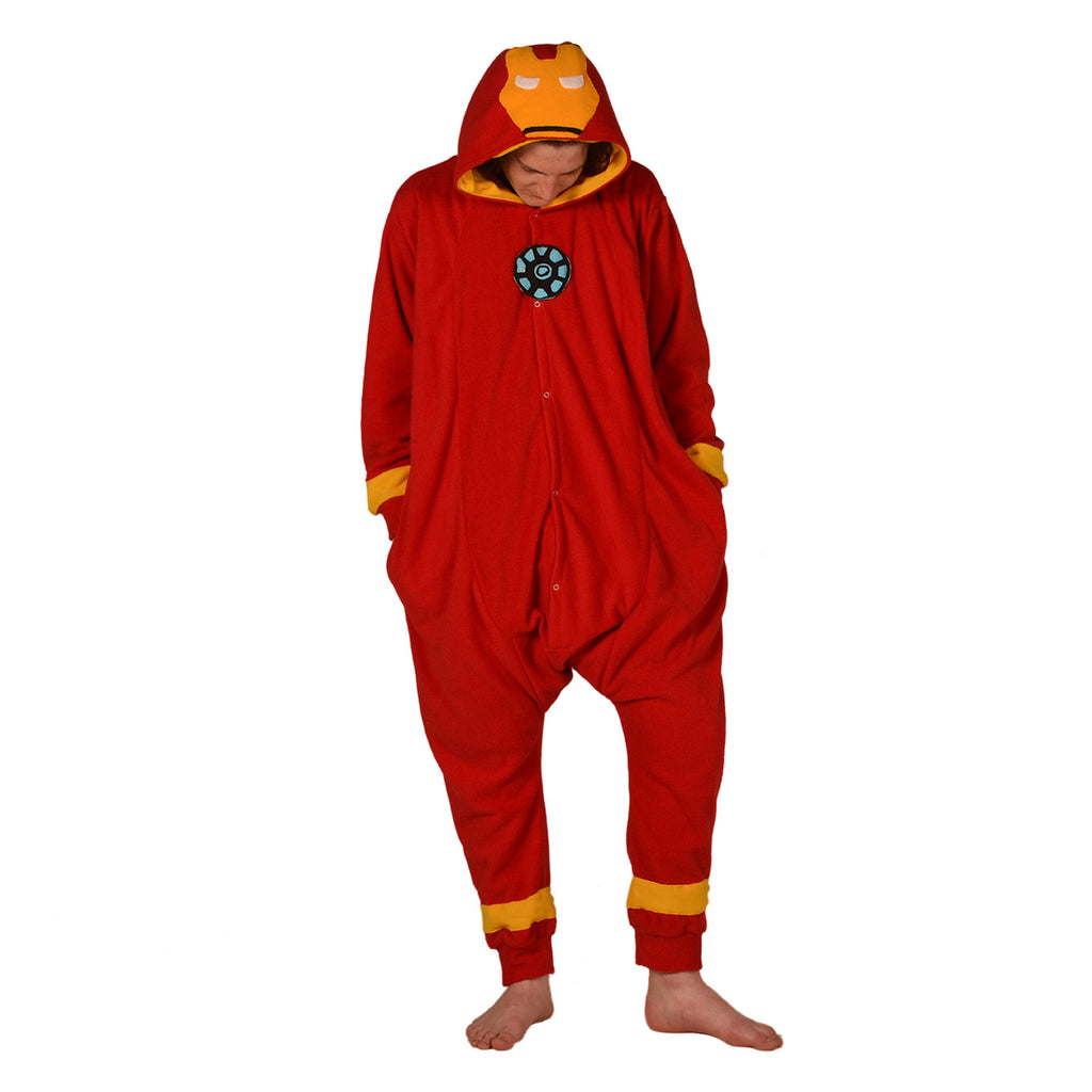 Kigurumi Onesie Iron Man Onesie Pajamas For Adults Marvel Avengers