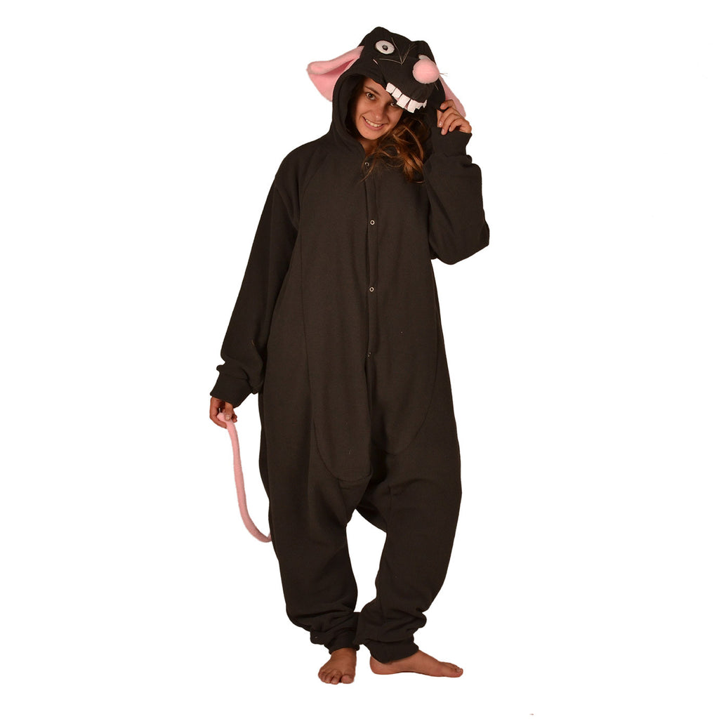 Rat Onesie (charcoal/brown) inspired by Ratatouille
