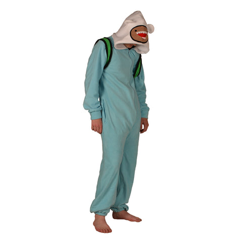 Adventure Man Onesie (turquoise/white) inspired by Finn the Human