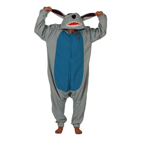 Alien Dog Onesie (light blue/blue) inspired by Stitch