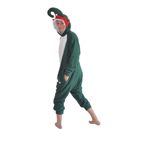 Elf Onesie (green/white)