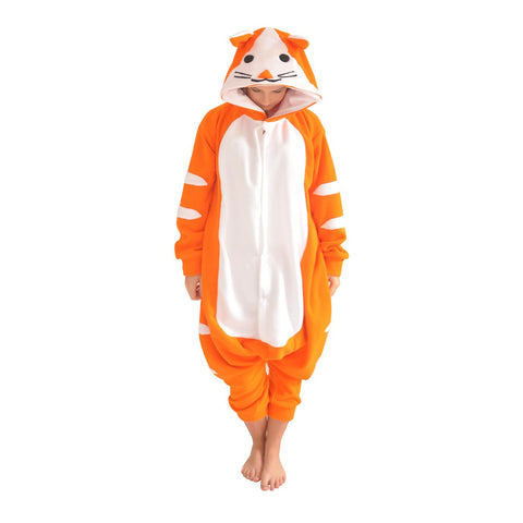 Ginger Cat Onesie (orange/white)