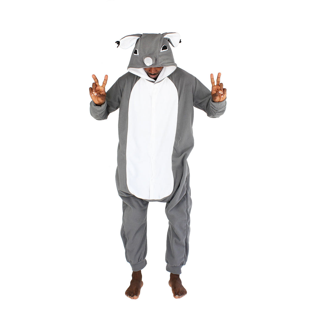Rhino Onesie (grey/white): KIDS