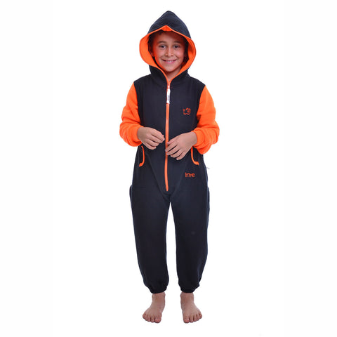 Black & Orange Inye Onesie