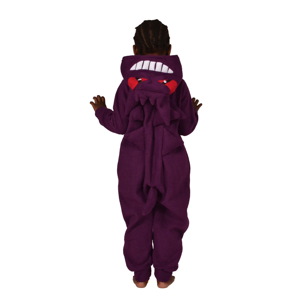 Purple Monster Poke em on Onesie (purple): KIDS inspired by Gengar