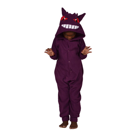 Purple Monster Poke em on Onesie (purple): KIDS inspired by Gengar