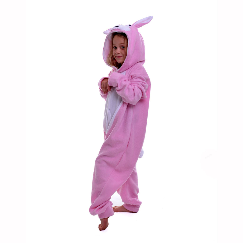 Bunny Onesie (pink/white): KIDS