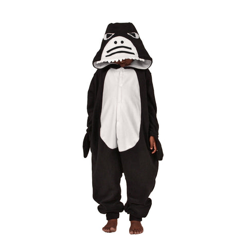 Shark Onesie (black/white): KIDS