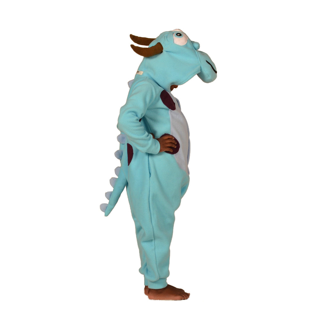 Blue Happy Monster Onesie (blue/blue): KIDS inspired by Sully from Monsters Inc