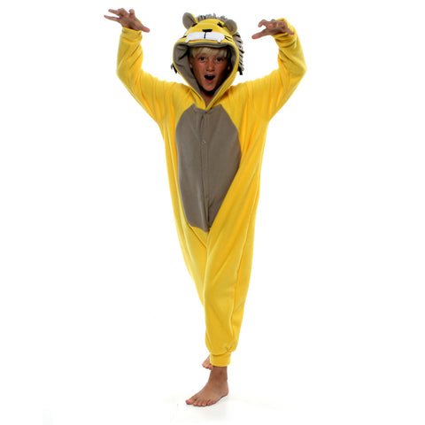 Lion Onesie (yellow/beige): KIDS
