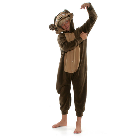 Monkey Onesie (brown/beige): KIDS