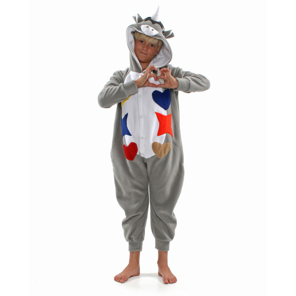 Unicorn Onesie (grey/white): KIDS