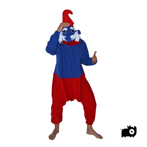 Blue & Red Gnome Onesie (blue/red) inspired by Papa Smurf