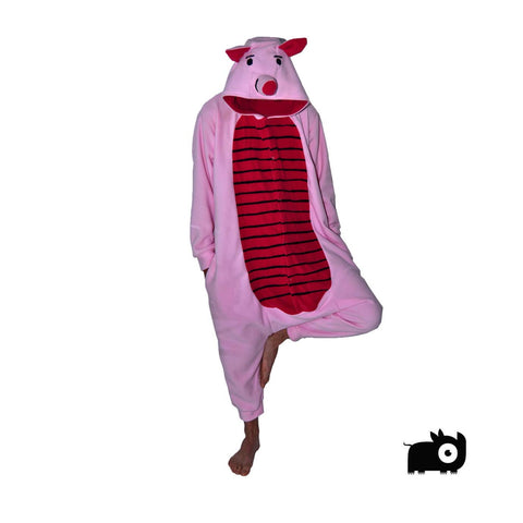 Pig Onesie (pink/red) inspired by Piglet