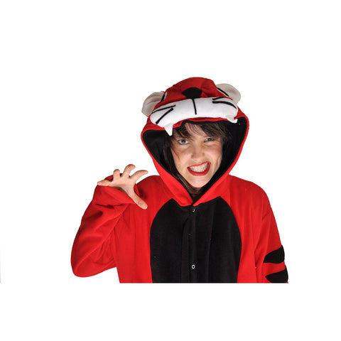 Red Tiger Onesie (red/black)