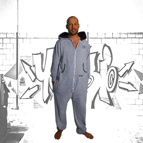 Grey & Black Inye Onesie