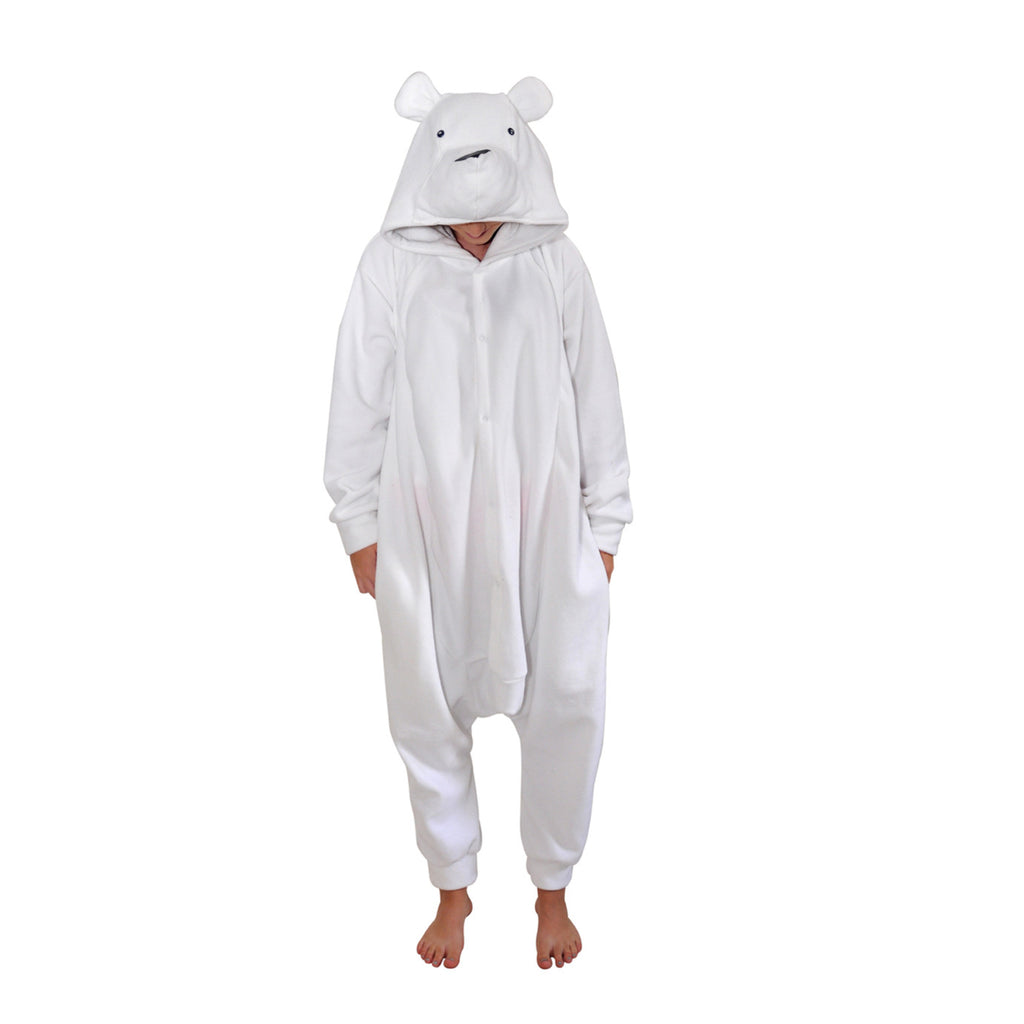 Polar Bear Onesie (white) part of the aFREAKa Onesie range, made